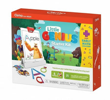 Osmo Little Genius Starter Kit For iPad + Math Adventure 6 Educational Games New