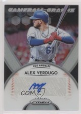 2019 Panini Prizm Game Ball Graphs Alex Verdugo #GB-AV Auto 2h5