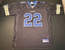 EMMITT SMITH DALLAS COWBOYS VINTAGE REEBOK BLACK JERSEY SIZE XL