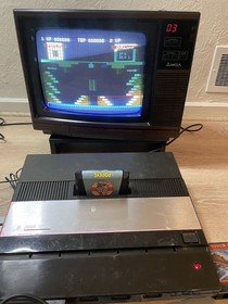 Atari 5200 4 Port Console, Rebuilt Controller, Power Mod, 9 Games. Fully Tested