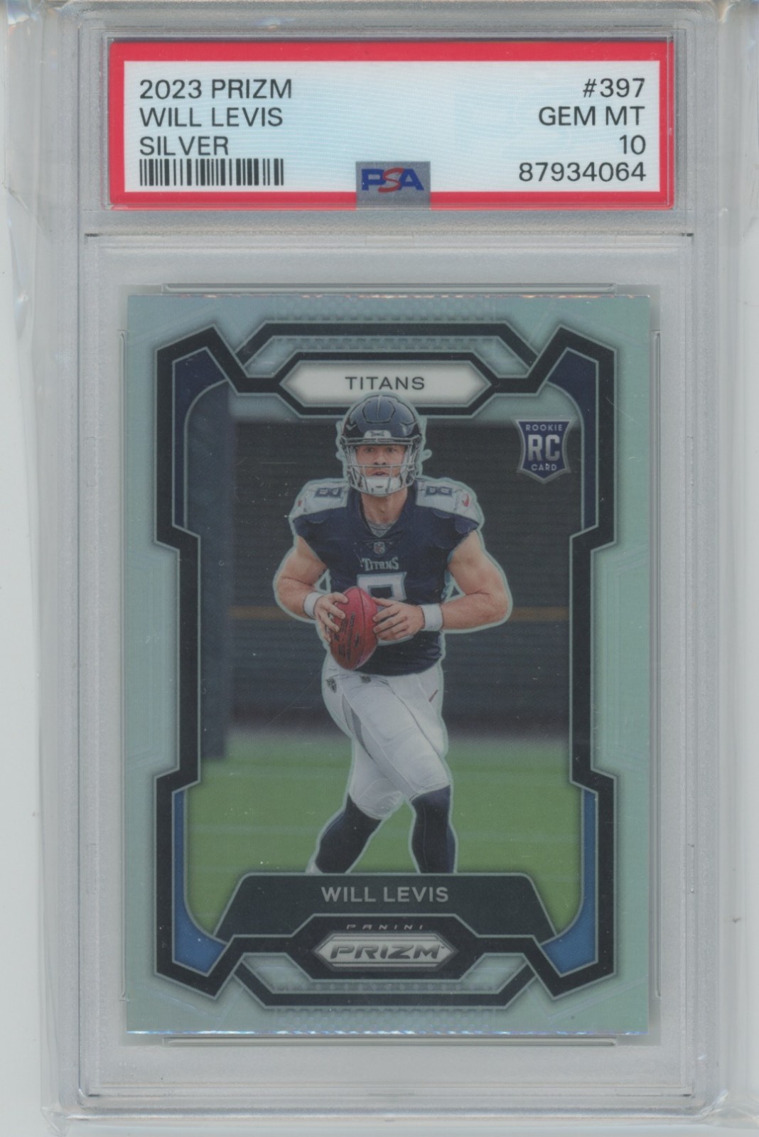 Will Levis Panini Prizm #397 Silver