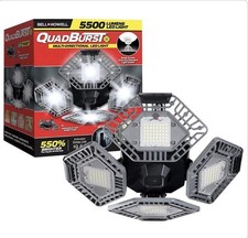 Bell + Howell Quadburst 5500 Lumens Multi-Directional LED Black Ceiling Light