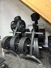 Jordan Fitness Urethane Weight Plates 100KG Weights Set Commercial Gym Equipment