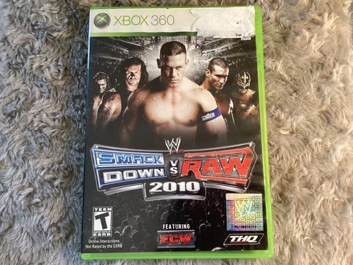 Very good disc minor wear WWE SmackDown vs Raw 2010 Xbox 360 Complete