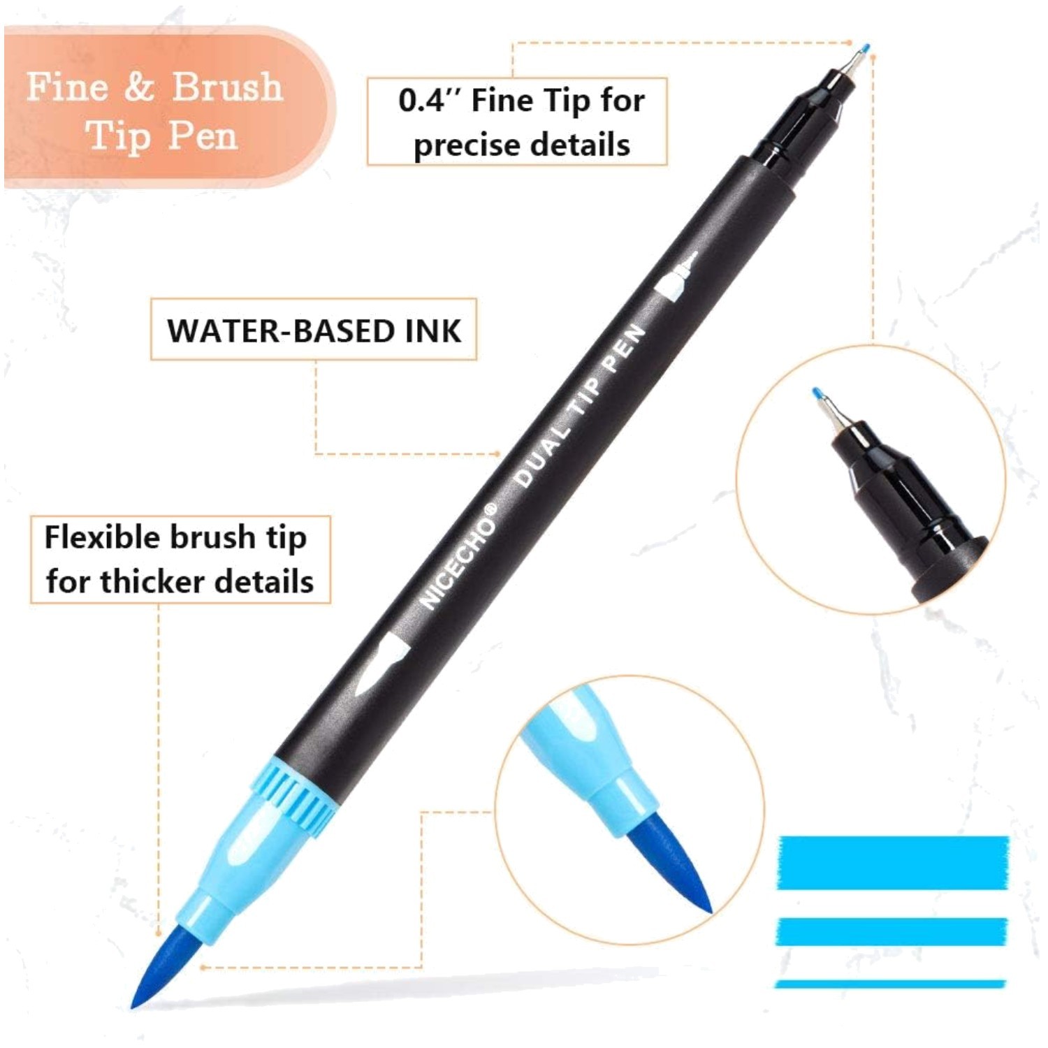 - Dual Tip Set For Artists