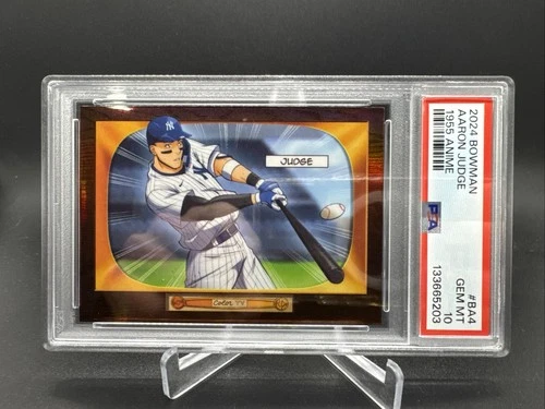2024 Bowman Aaron Judge 1955 Anime PSA 10 #BA4 Gem Mint Yankees Case Hit SP