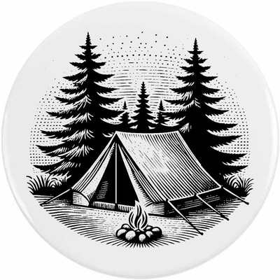 'Forest Camp' Button Pin Badges (BB045516)