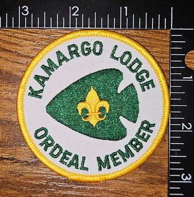 Kamargo Lodge 294 OA Boy Scout BSA Ordeal Member Order of the Arrow Patch
