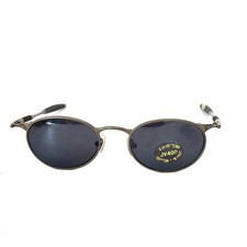 NWT Vintage dark silver round metal sunglasses 50mm-20-135mm