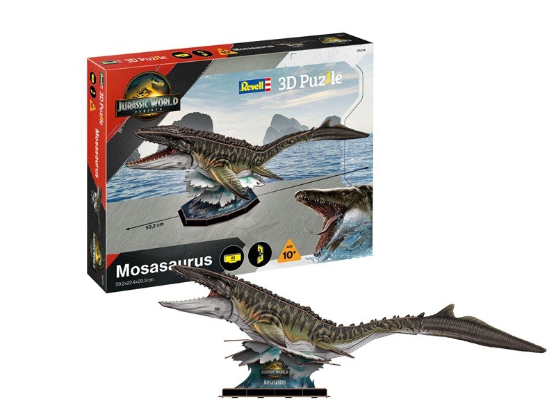 Revell 00244 - 3D Puzzle - Jurassic World Rebirth Mosasaurus - New