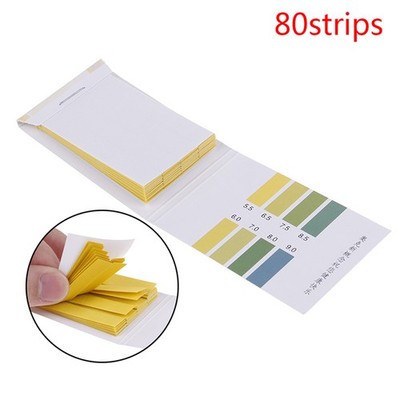 80Strips Meters Indicator PH Value 5.5-9.0 Alkaline Acid Litmus Testing Paper
