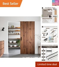 48" Concealed Sliding Barn Door Hardware Kit with Soft-Close Mechanism for 40...