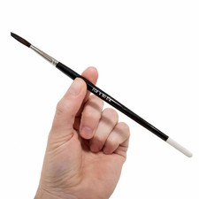 Andrew Mack 169-2 Blue Squirrel Black Synthetic Mix Quill Brush Size 2