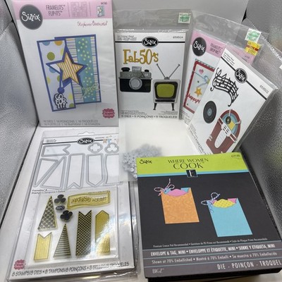 Sizzix Die/Stamp Lot Framelits, Thinlits, Cut Emboss Stencil