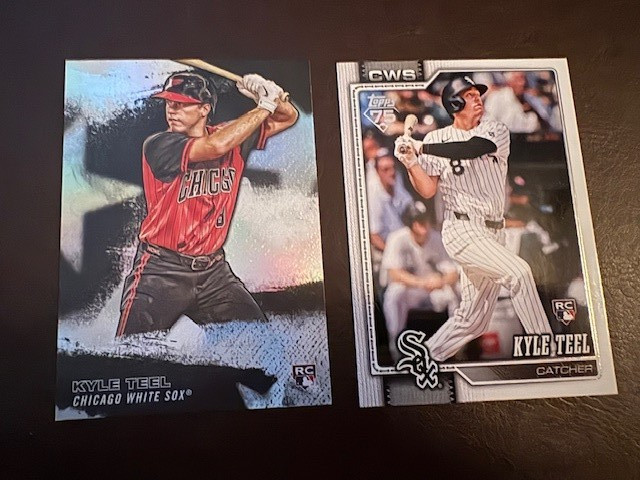 Kyle Teel White Sox RC (2 Cards) 2026 Topps Series 1 #201 & SMLB-28