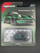 2025 Majorette Collector Series - 1975 Porsche 930 Turbo - Green With Show Case