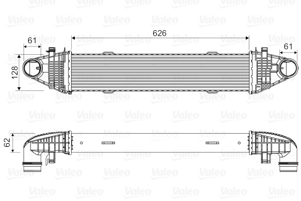 VALEO-OE 818616-OE Charge Air Cooler for MERCEDES-BENZ,MERCEDES-BENZ (BBDC)