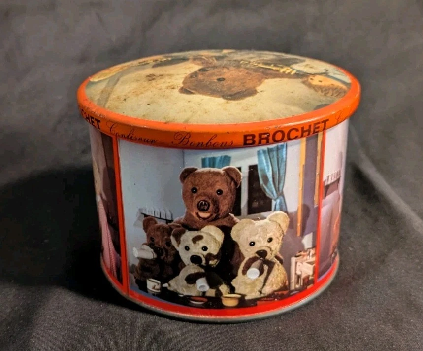 Boite de Bonbons Brochet, Bonne Nuit les Petits Nounours Nicolas Pimprenelle ORT - Photo 3/4