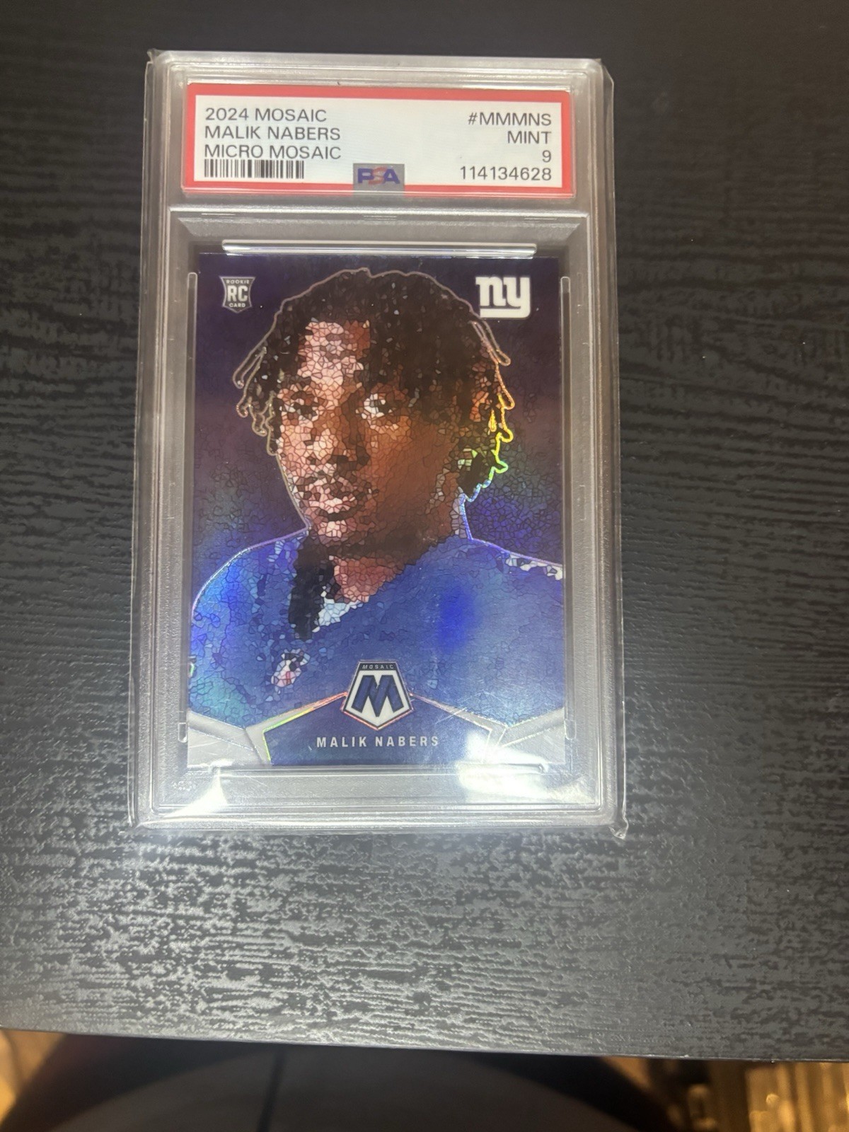 2024 Panini Mosaic - Micro Mosaic Malik Nabers #MM-MNS (RC)