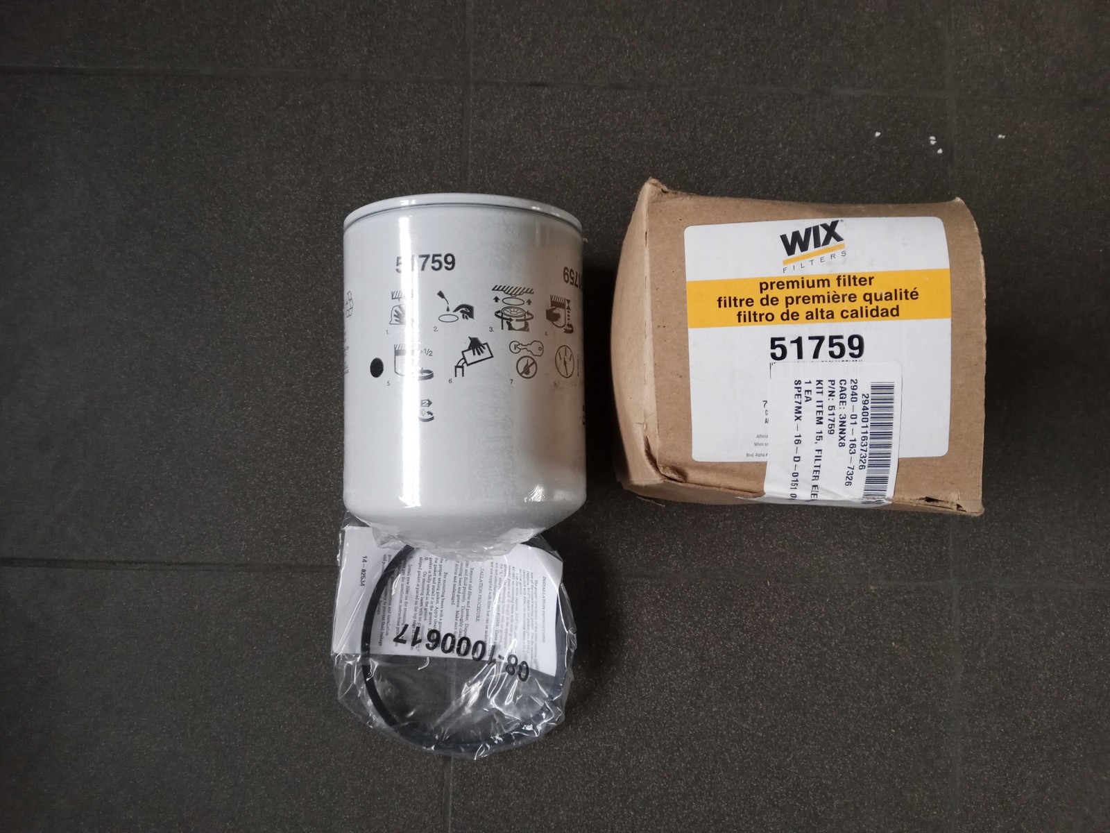Hydraulic Filter WIX 51759 1 Piece