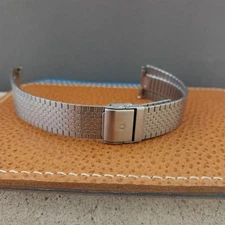 Vintage Bulova Accutron 2-Piece Stainless Steel 18mm nos Classic Watch Band