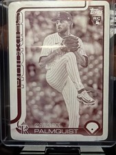 2026 Topps Series 1 Carson Palmquist Magenta Printing Plate 1/1 RARE