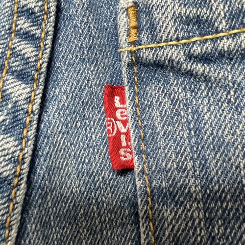Levi's Carpenter Shorts Boy's 12 Regular Baggy Skater Loose Y2K Blue Jean Denim - Picture 6 of 19