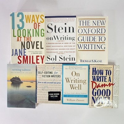 Lot 7 13 Ways Novel Stein On Writing Oxford Guide Zinsser Frey PB HC Books Set