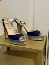 Terry De Havilland Blue  And Silver Heels 