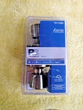 NIP RELIABILT BED BATH DOOR HANDLE SET ANTIQUE BRASS FINISH LOCKING INTERIOR!