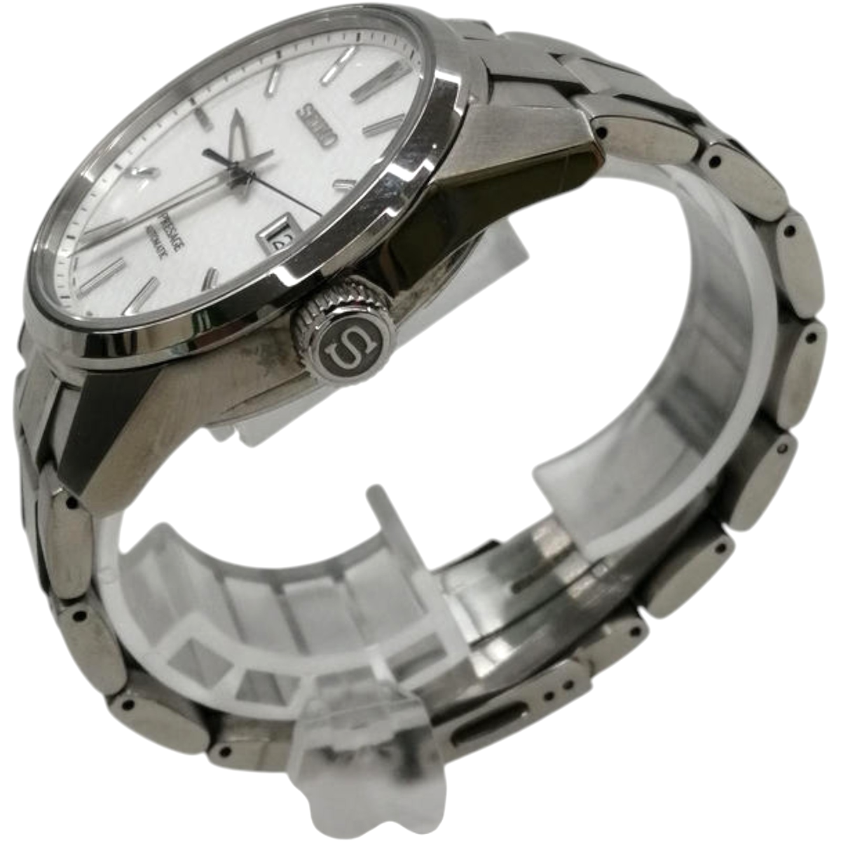 SEIKO Presage 6R35-00V0 Automatic Watch White Dial Sapphire
