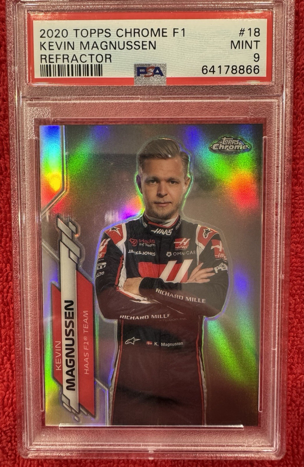 2020 Topps Chrome Formula 1 - F1 Racers Kevin Magnussen #18 Refractor (RC)