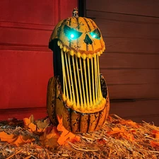 Haunted Living 11 Inch Pop Up Pumpkin Motion Activated Animatronic Halloween