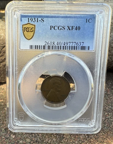 1931-S LINCOLN WHEAT CENT - PCGS XF40