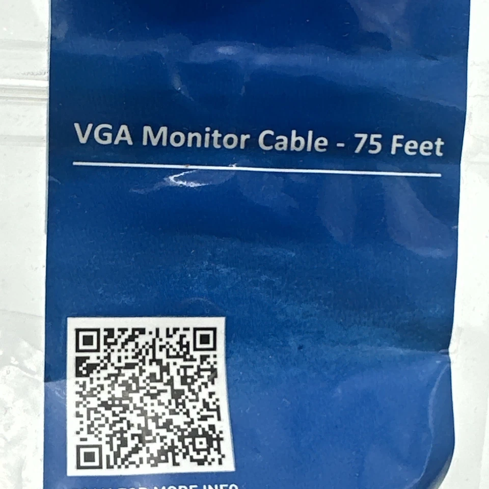 Cable Matters 108001-75 VGA Monitor Cable HD15 Male to HD15 Male - 75ft - Image 4 of 4