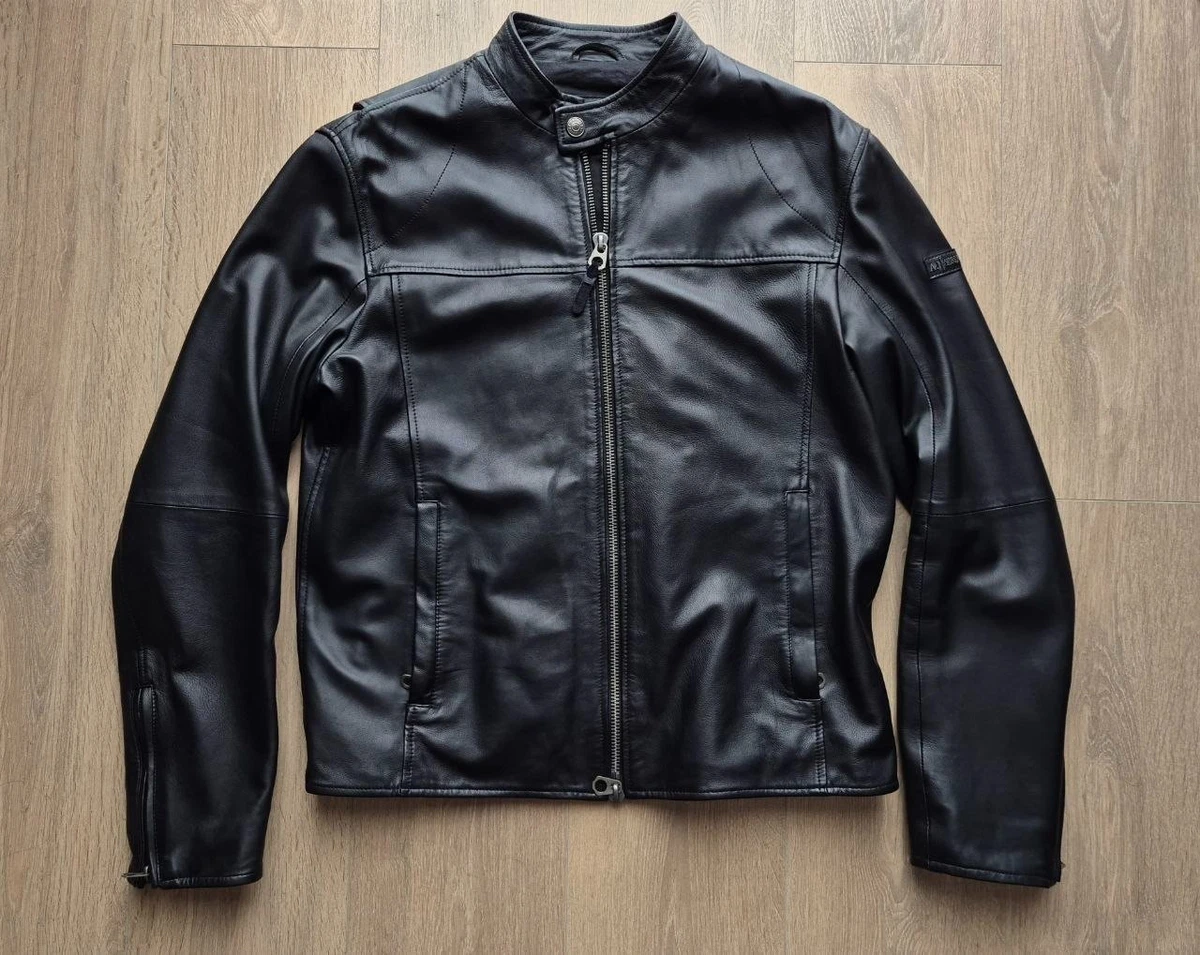 Armani Jeans Leather Outer Shell Jackets for Men for Sale - Shop