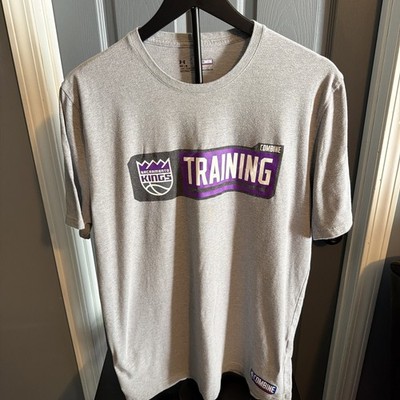 Under Armour Heatgear Sacramento Kings Combine Tee Sz Men s Medium 