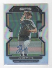 2022 Panini Prizm Draft Picks #PDP142 Josh White Base Autographs Silver