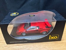 IXO Lamborghini Countach LP 500S 1/43 Red Diecast Model Car Used