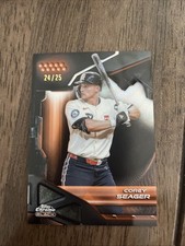 2026 Topps Chrome Black Corey Seager /25