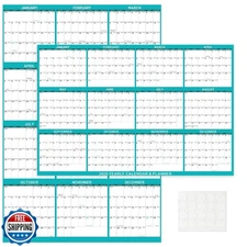 2026 Wall Calendar 24" x 36" Dry Erase Calendar for Wall from January 2026 to