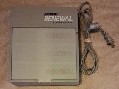RAYOVAC RENEWAL POWER STATION MODEL PS2 8 BATTERY STATION WORKs last tested