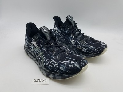 Asics Noosa Tri 14 Tropical Men's Size 10 Triathlon Running Shoes Black White