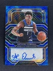 2020-21 Panini Prizm Anthony Edwards Blue Wave Prizm Auto RC Rookie Penmanship