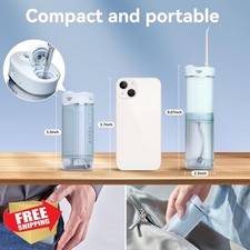 JTF Portable Water Flosser Travel 3 Modes 5 Nozzles 230ml Tank