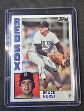Bruce Hurst 1984 Topps Autographed #213 Boston Red Sox IP Auto Card MLB