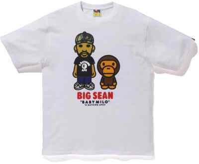 BAPE X BIG SEAN APE HEAD TEE | eBay