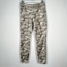 Pilcro and the Letterpress Women  s Size 25 High Rise Skinny Velvet Jeans Camo