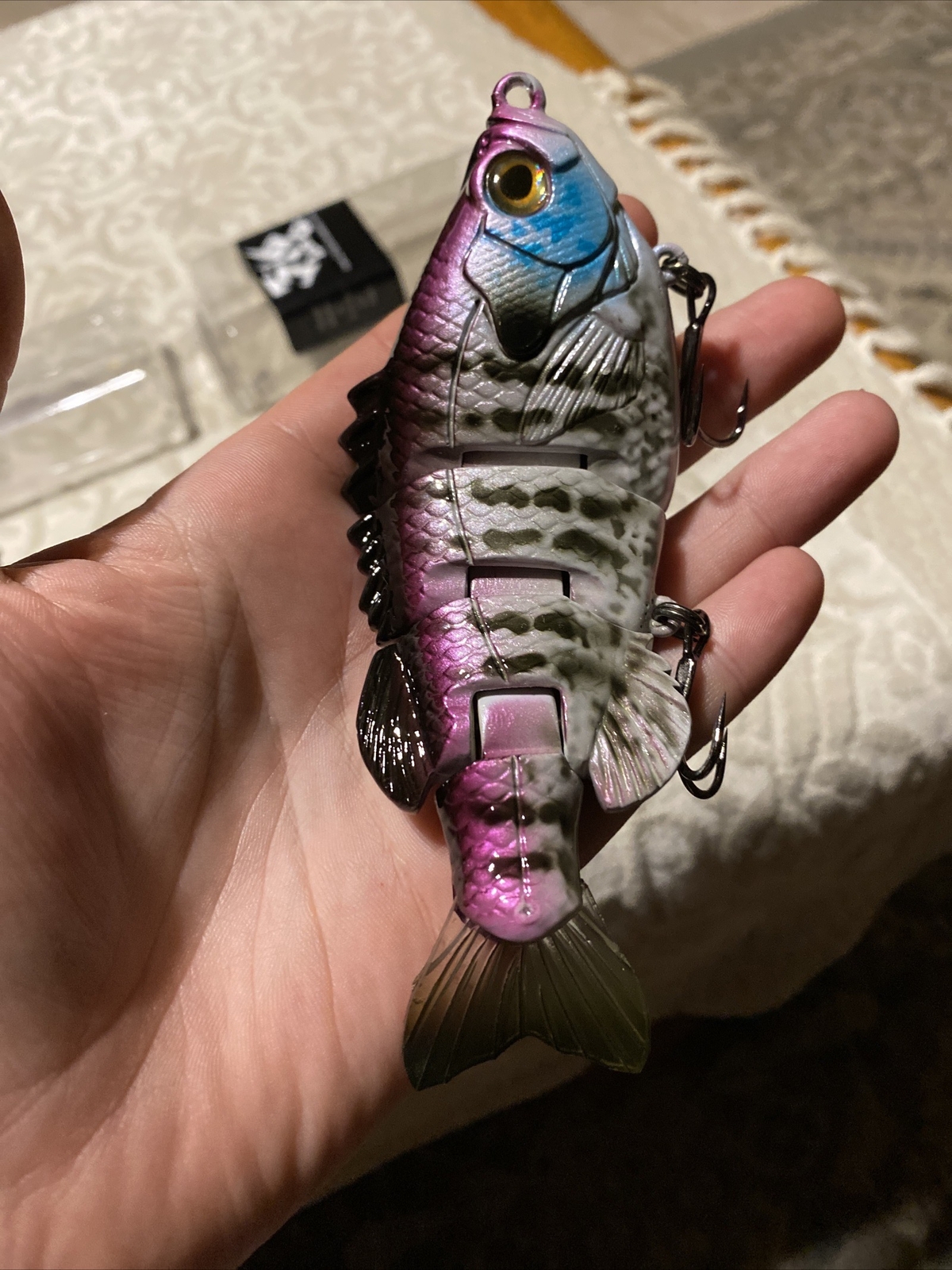 3:16 Lure Co. Swimbait 5 FS Gill Lot Of 2-(1) SS/(1)F BaitWorks Custom Color - Image 8