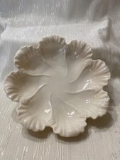 Vintage 7.5”D Lenox Cabbage Leaf Collection Dish Bowl Stamped Made in USA